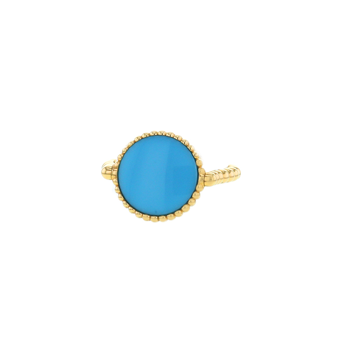 Dior Rose des vents ring in yellow gold,  turquoise and diamond - Detail D1