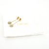 Paire de boucles d'oreilles Dior Rose des vents en or jaune,  turquoise et diamants - Detail D2 thumbnail