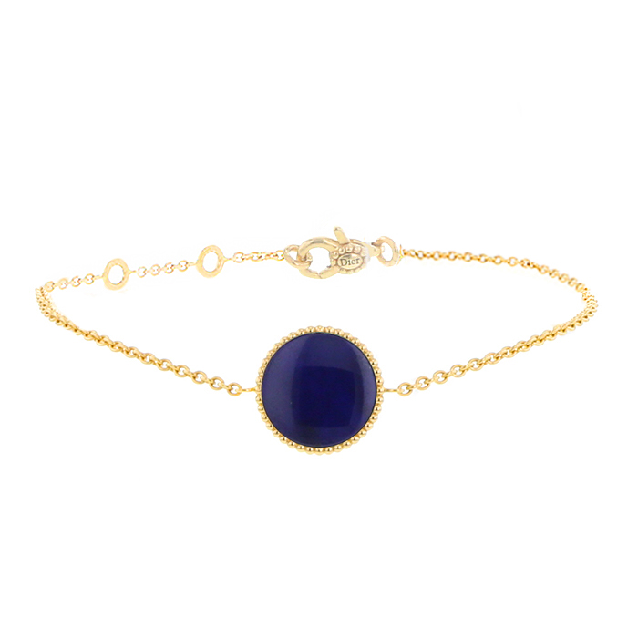 Bracelet Dior Rose des vents en or jaune,  lapis-lazuli et diamant - Detail D1