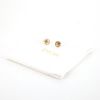Paire de clous d'oreilles Dior Rose des vents en or jaune,  nacre blanche et diamants - Detail D2 thumbnail