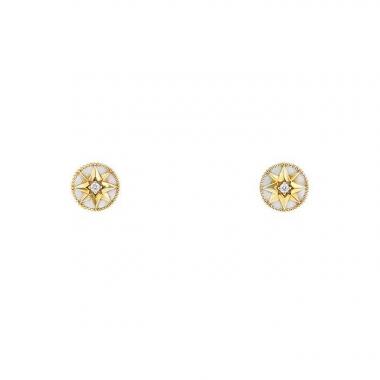 Dior Rose Des Vents “Rose Céleste” Diamond, 18 Carats Yellow & White Gold