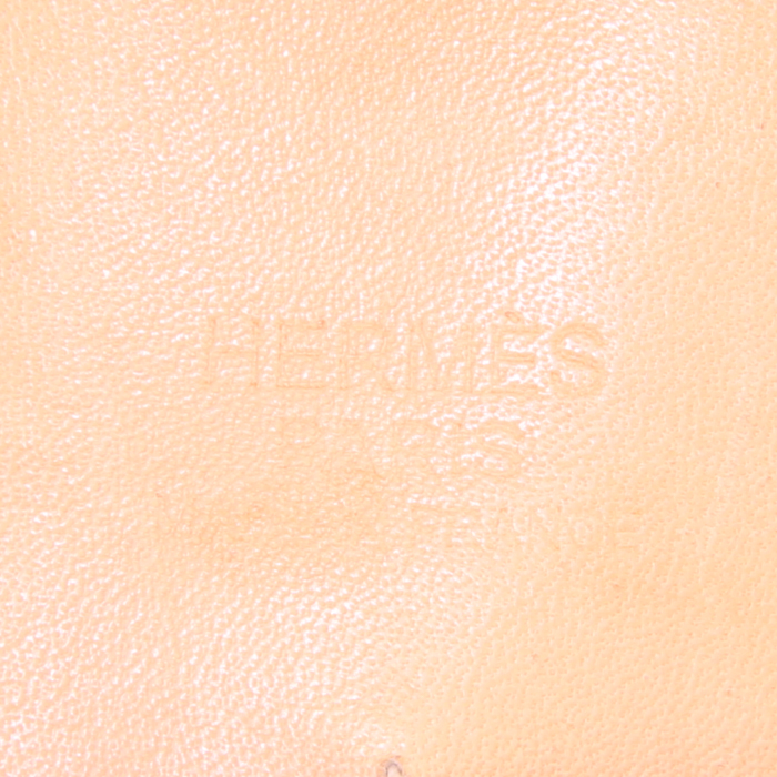 Hermes Paris-Bombay handbag in gold togo leather - Detail D3