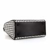 Bolso de mano Dior Lady Dior Edition Limitée en cuero trenzado blanco y negro - Detail D5 thumbnail
