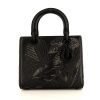 Dior Lady Dior Edition Limitée handbag in black leather - 360 thumbnail