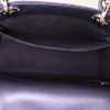 Dior Lady Dior Limited Edition La Roue de la Fortune medium model handbag in navy blue and white canvas and navy blue leather - Detail D3 thumbnail