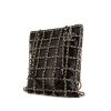 Shopping bag Chanel in pelle nera e metallo dorato - 00pp thumbnail