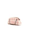 Chanel Mademoiselle bag worn on the shoulder or carried in the hand in pink and white tweed - 00pp thumbnail