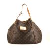 Louis Vuitton Galliera large model handbag in brown monogram canvas and natural leather - 360 thumbnail