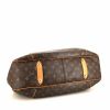 Bolso de mano Louis Vuitton Galliera modelo grande en lona Monogram marrón y cuero natural - Detail D4 thumbnail