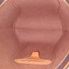 Bolso de mano Louis Vuitton Ellipse en lona Monogram marrón y cuero natural - Detail D2 thumbnail