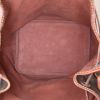 Shopping bag Louis Vuitton petit Noé in tela monogram e pelle naturale - Detail D2 thumbnail