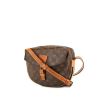 Borsa a tracolla Louis Vuitton Jeune Fille in tela monogram marrone e pelle naturale - 00pp thumbnail