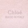 Borsa a tracolla Chloé Faye in camoscio marrone Rouille e pitone grigio - Detail D3 thumbnail