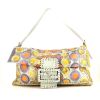 Fendi Maxi Baguette shoulder bag in yellow, green and pink multicolor water snake - 360 thumbnail