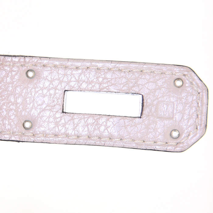 Borsa Hermes Kelly 40 cm in pelle togo grigio tortora - Detail D5