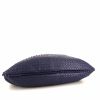Bolso de mano Bottega Veneta Veneta modelo grande en cuero intrecciato azul - Detail D4 thumbnail