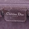 Bolso de mano Dior en cuero cannage gris metalizado - Detail D3 thumbnail