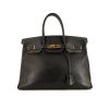 Hermes Birkin 35 cm handbag in black Ardenne leather - 360 thumbnail