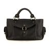 Celine Boogie handbag in black grained leather - 360 thumbnail
