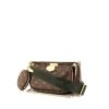 Louis Vuitton Multi-Pochette Accessoires pouch in brown monogram canvas and natural leather - 00pp thumbnail