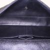 Chanel East West handbag in black quilted grained leather - Detail D2 thumbnail