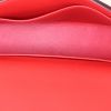 Bolso bandolera Hermès Verrou en cuero Mysore rojo - Detail D2 thumbnail