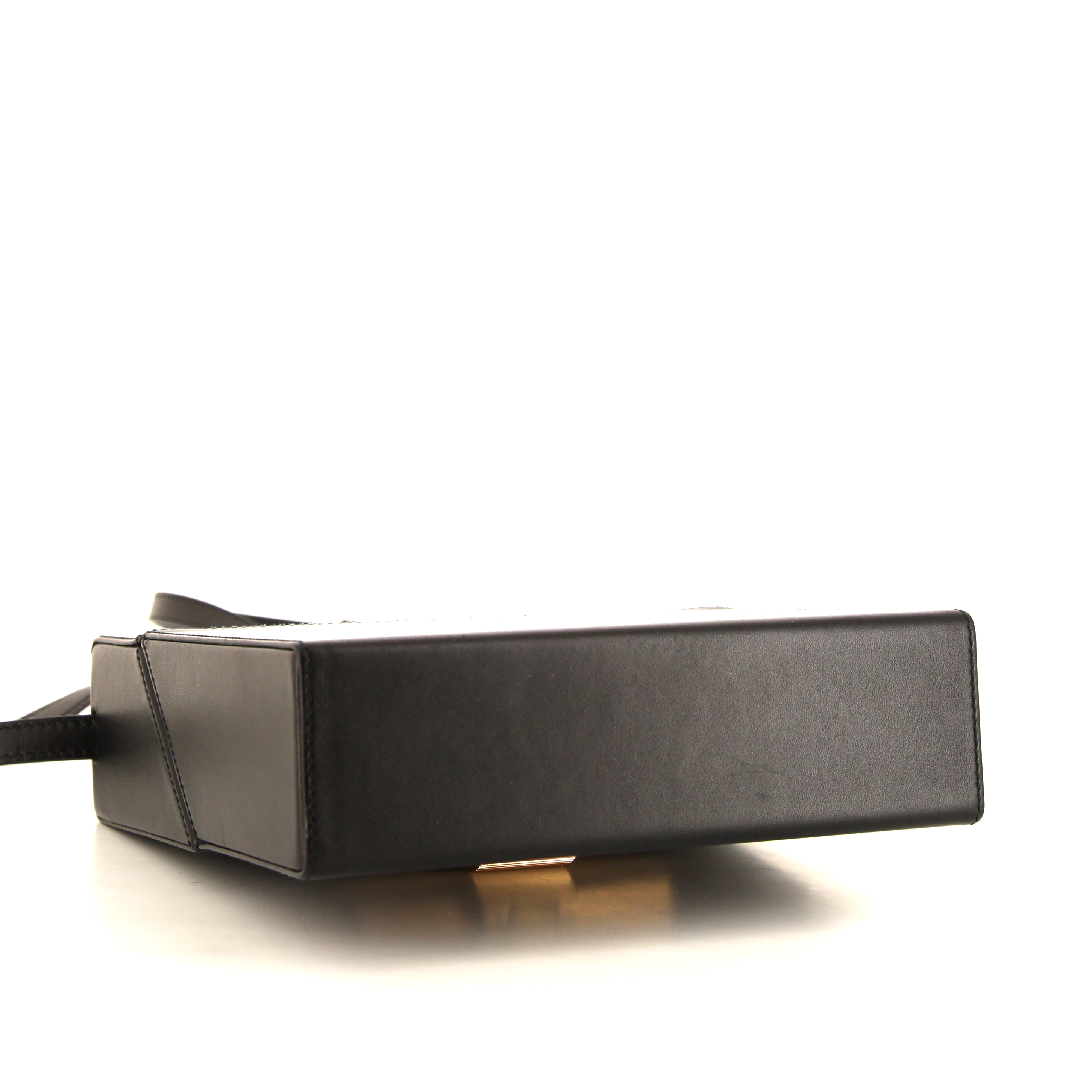 Borsa a tracolla Bottega Veneta Daisey in pelle nera - Detail D4