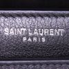 Sac bandoulière Saint Laurent Sunset en cuir noir - Detail D4 thumbnail