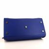 Yves Saint Laurent Chyc handbag in blue leather - Detail D4 thumbnail