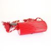 Bolso bandolera Saint Laurent Opyum Box en plexiglás rojo - Detail D4 thumbnail
