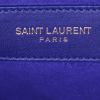 Pochette Yves Saint Laurent Chyc in pelle blu - Detail D3 thumbnail
