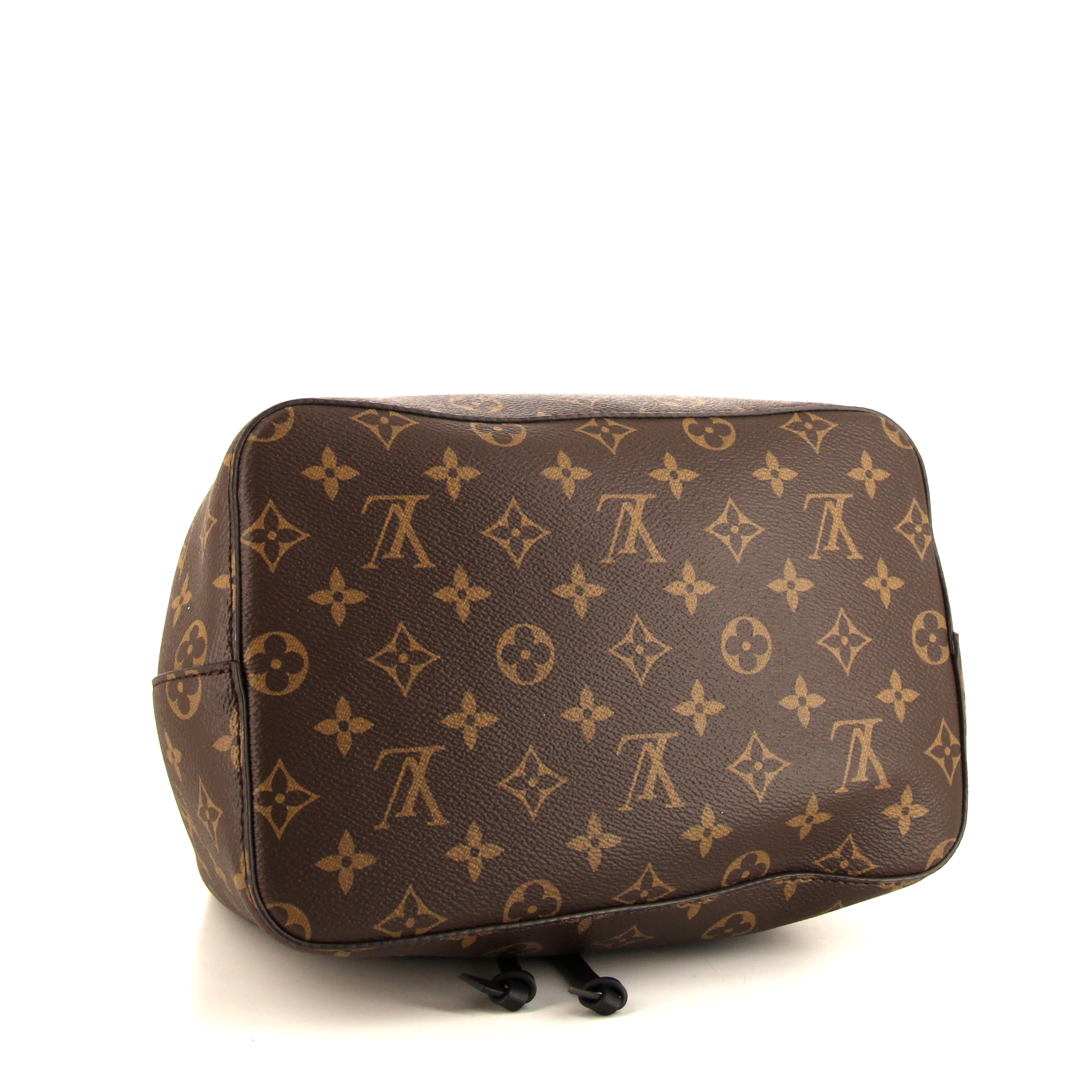 Borsa a spalla Louis Vuitton NéoNoé in tela monogram e pelle nera - Detail D4