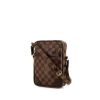 Bolso bandolera Louis Vuitton Danube	 en lona a cuadros marrón y cuero marrón - 00pp thumbnail