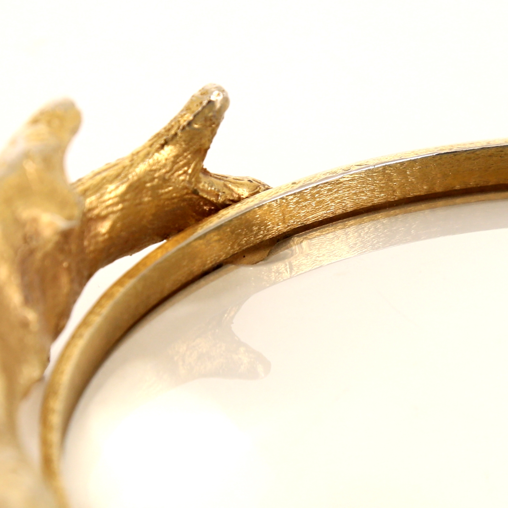 Gabriella Crespi, rare bronze "Deer" magnifying glass, 1970s - Detail D3