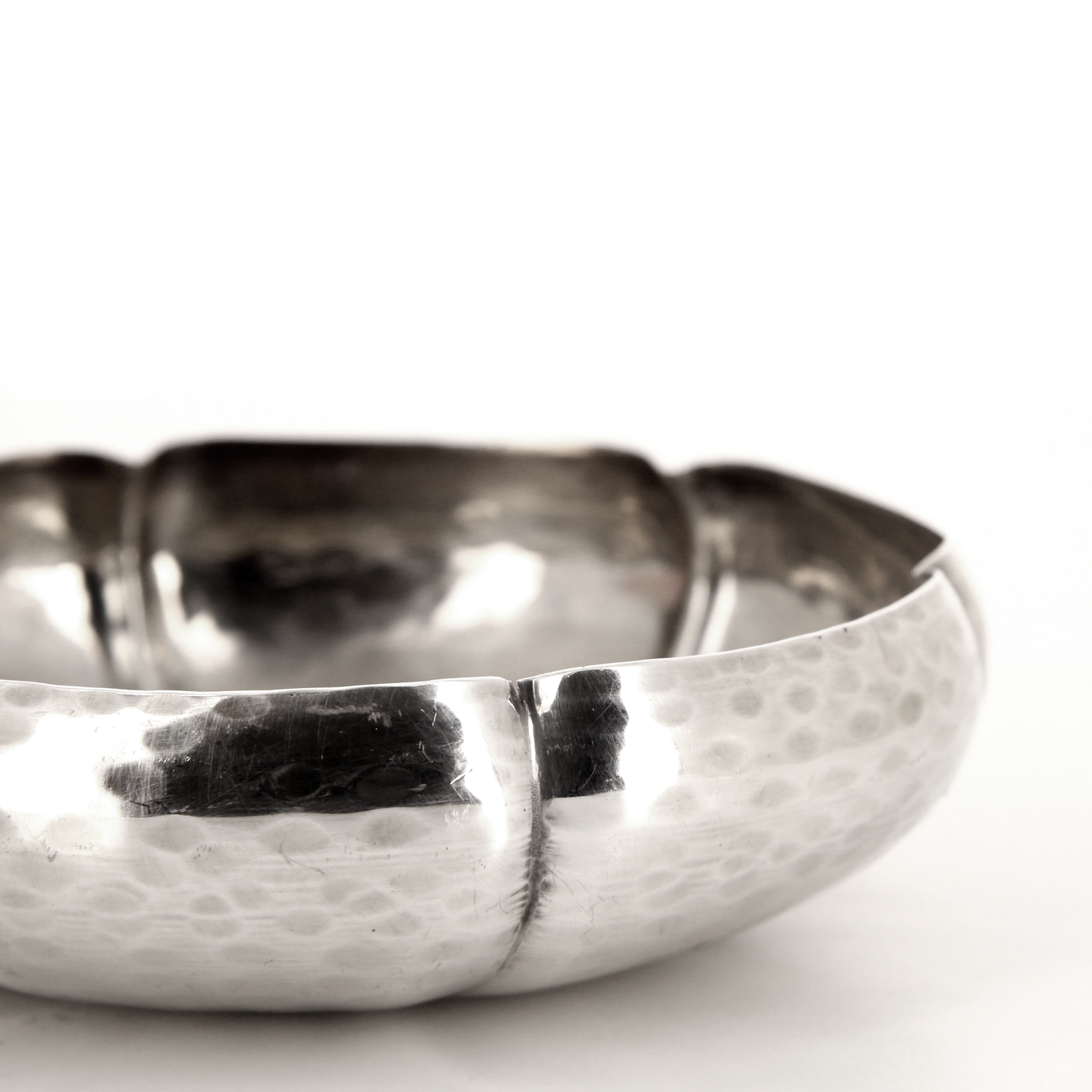 Christian Dior, three small silver plated and hammered metal trinkets, signed, 1970s - Detail D1