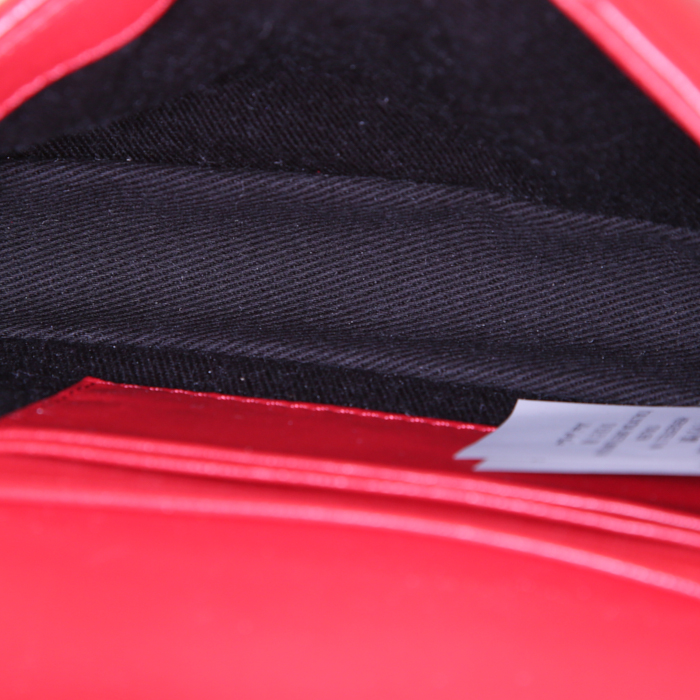 Borsa a tracolla Versace in pelle trapuntata rossa - Detail D2