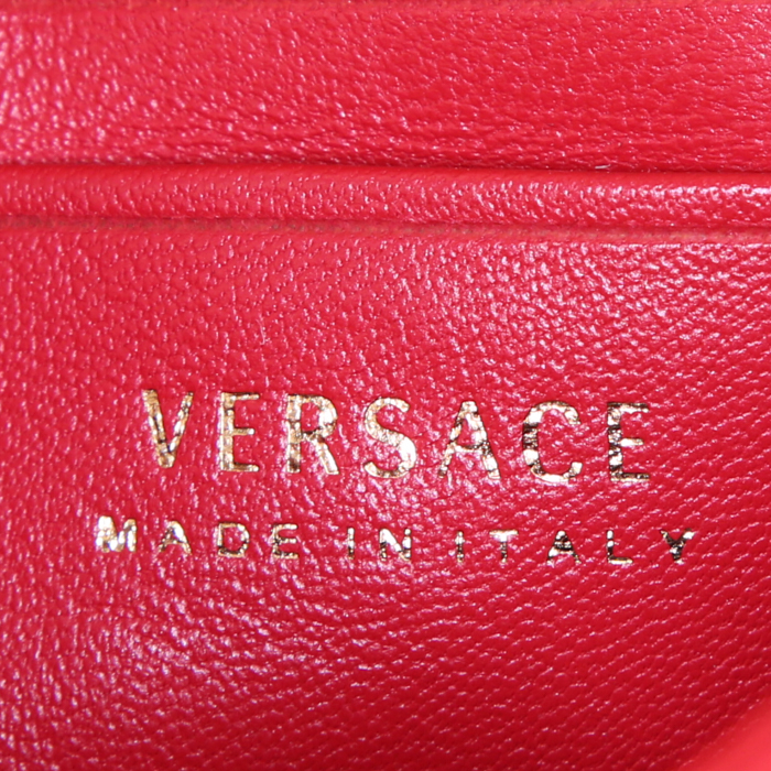 Borsa a tracolla Versace in pelle trapuntata rossa - Detail D3