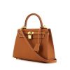 Hermes Kelly 25 cm handbag in gold epsom leather - 00pp thumbnail