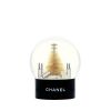 Chanel snow globe in gold and transparent plexiglas and black plexiglas - 00pp thumbnail