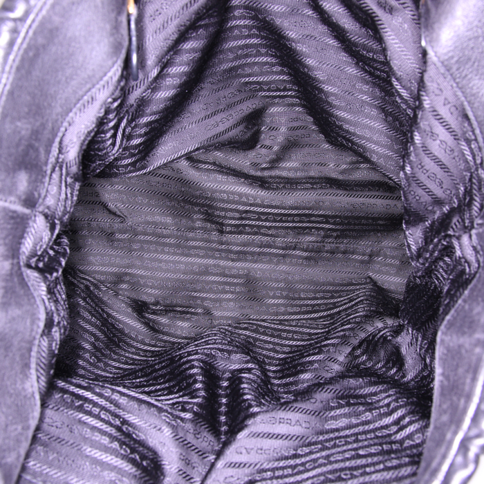 Borsa Prada Gaufre in pelle trapuntata nera - Detail D2