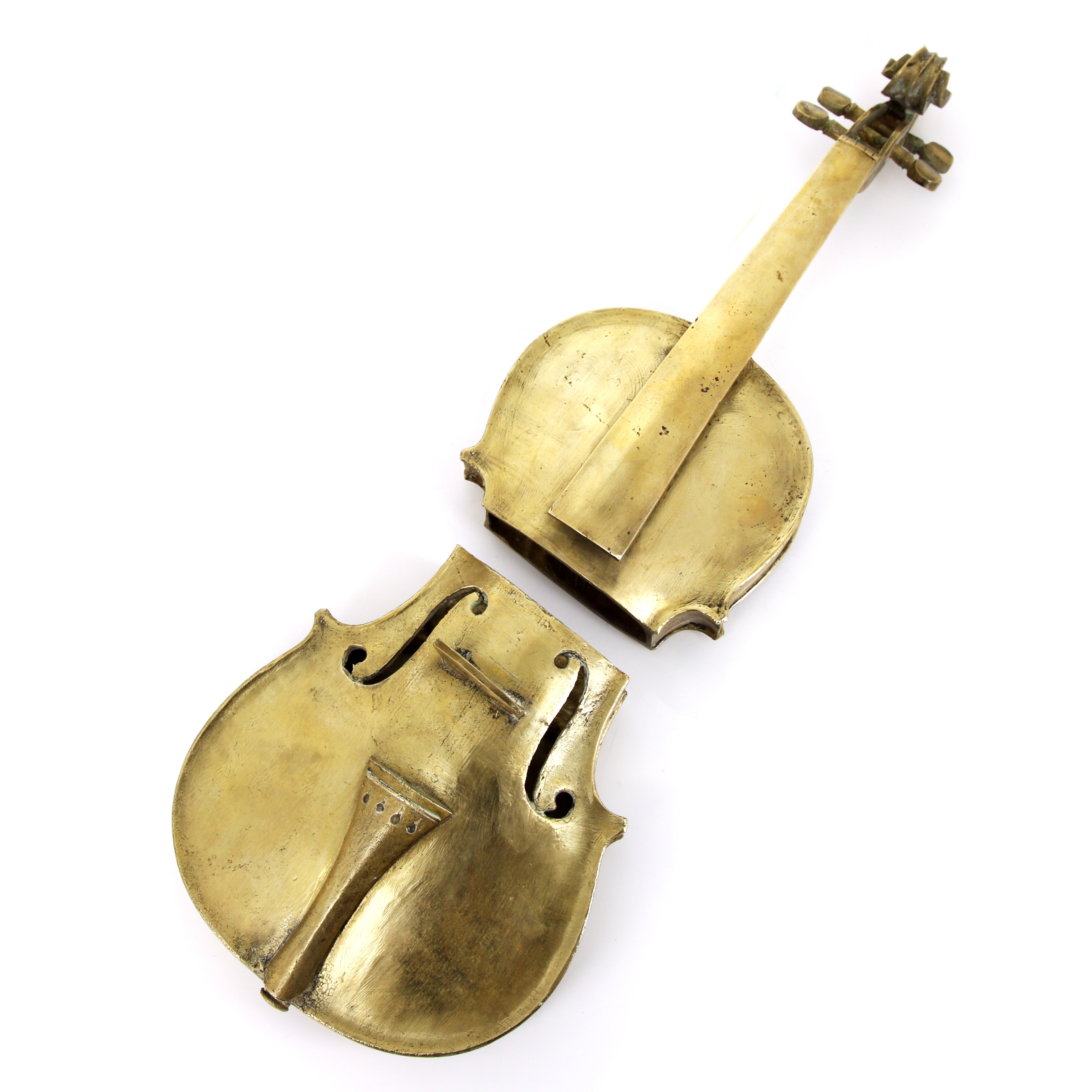 Arman, "Cutout violin", in gilded bronze, signed and numbered, from 1972 - Detail D2
