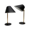Paavo Tynell (1890-1973), Pair of tables lamps, model 9227 - circa 1950 - 00pp thumbnail