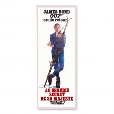 Affiche originale du film « Au service secret de sa Majesté » - 1969, avec George Lazenby, entoilée sur lin
