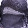 Bolso zurrón Saint Laurent Besace Messenger en cuero irisado negro - Detail D2 thumbnail