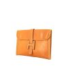 Hermes Jige pouch in gold Pecari leather - 00pp thumbnail