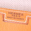 Bolsito de mano Hermes Jige en cuero de Pecarí color oro - Detail D3 thumbnail