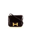 Hermes Constance handbag in brown box leather - 360 thumbnail