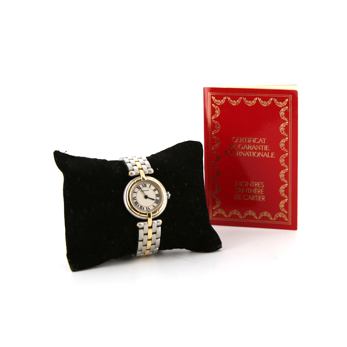 Reloj Cartier Panthère Vendôme de oro y acero Circa  1987 - Detail D2