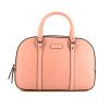Gucci handbag in pink monogram leather - 360 thumbnail