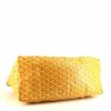 Goyard Saint-Louis shopping bag in yellow monogram canvas and yellow leather - Detail D4 thumbnail